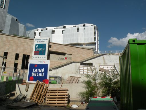 vue d'un chantier du 13e